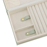 Jewellery Box Leather Jewelry Storage Case Large Capacity Portable for Earring Necklace - Extra Image