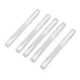 5 Set Empty Nail Oil Pen Transparent Plastic Tube Nylon Fiber Brush Cuticle Oil Pen for Travel - 45-Degree Angle
