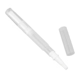5 Set Empty Nail Oil Pen Transparent Plastic Tube Nylon Fiber Brush Cuticle Oil Pen for Travel - Extra Image