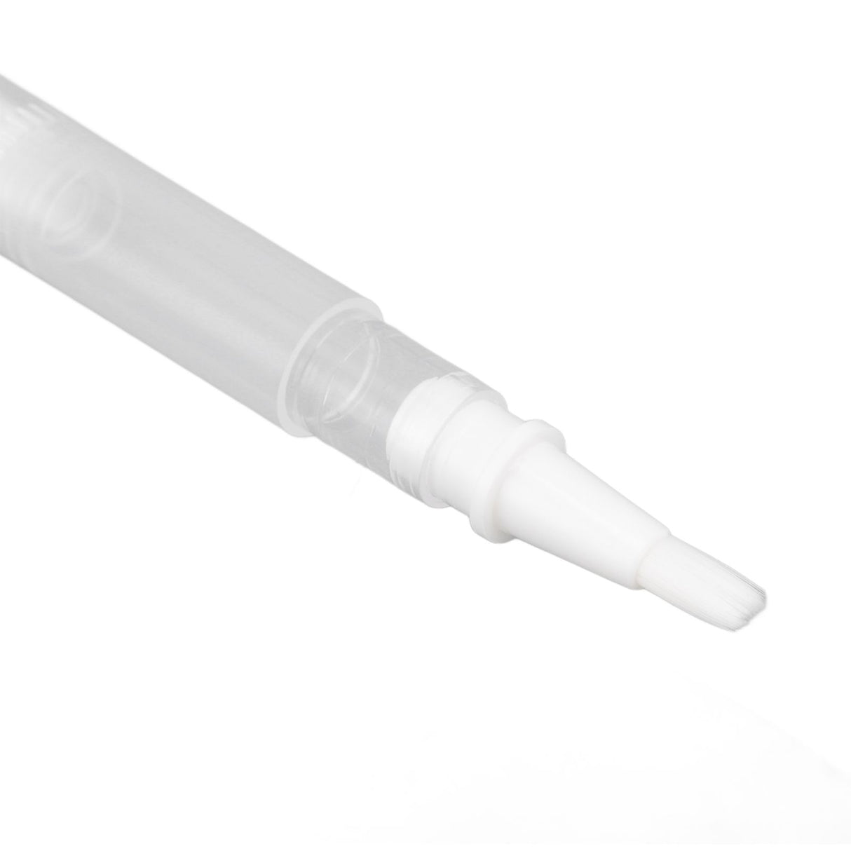 5 Set Empty Nail Oil Pen Transparent Plastic Tube Nylon Fiber Brush Cuticle Oil Pen for Travel