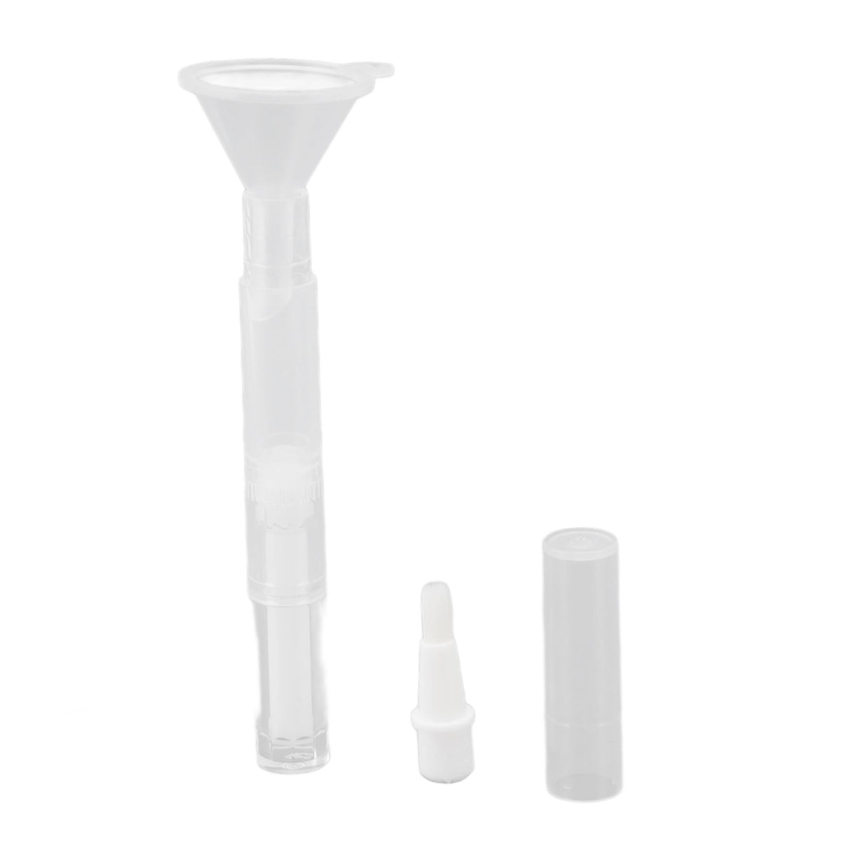 5 Set Empty Nail Oil Pen Transparent Plastic Tube Nylon Fiber Brush Cuticle Oil Pen for Travel
