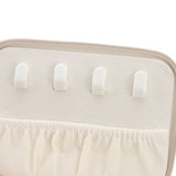 Jewelry Case Double Layer Portable Pink Necklace Hook Design Convenient Handle Travel Jewelry Box