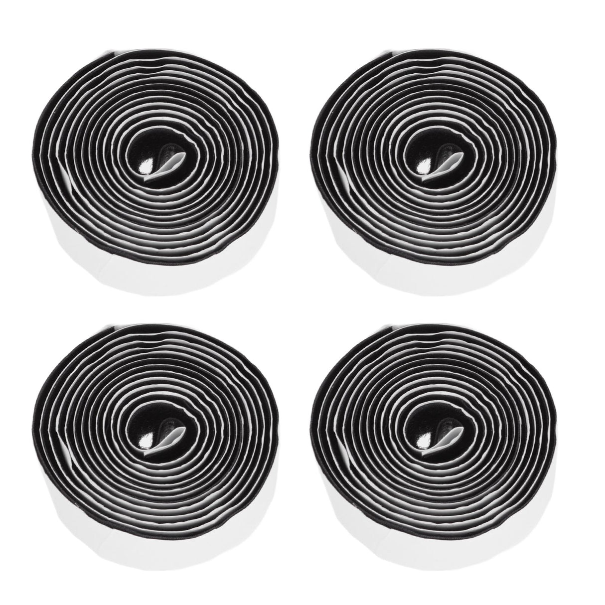 4PCS Self Adhesive Hook and Loop Tape Polyester Super Viscous Roll Sticky Back Strip for Home Storage