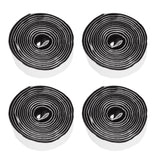 4PCS Self Adhesive Hook and Loop Tape Polyester Super Viscous Roll Sticky Back Strip for Home Storage