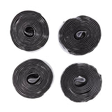 4PCS Self Adhesive Hook and Loop Tape Polyester Super Viscous Roll Sticky Back Strip for Home Storage - Front View