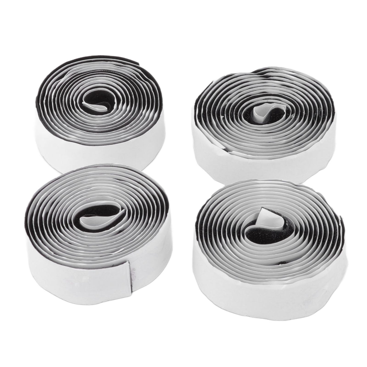 4PCS Self Adhesive Hook and Loop Tape Polyester Super Viscous Roll Sticky Back Strip for Home Storage