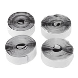 4PCS Self Adhesive Hook and Loop Tape Polyester Super Viscous Roll Sticky Back Strip for Home Storage - 45-Degree Angle