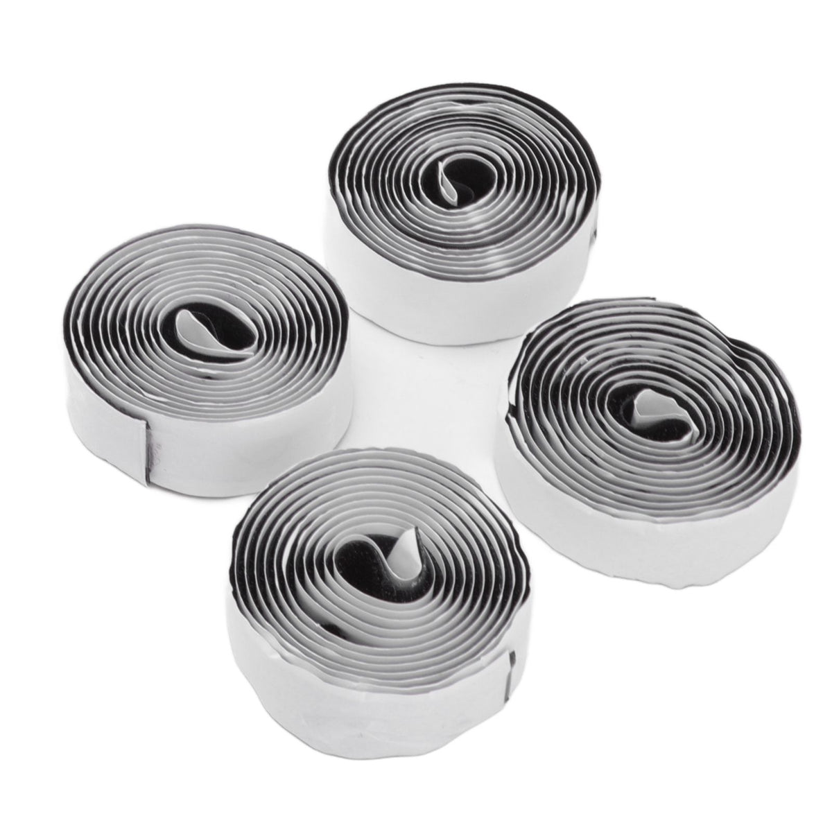 4PCS Self Adhesive Hook and Loop Tape Polyester Super Viscous Roll Sticky Back Strip for Home Storage