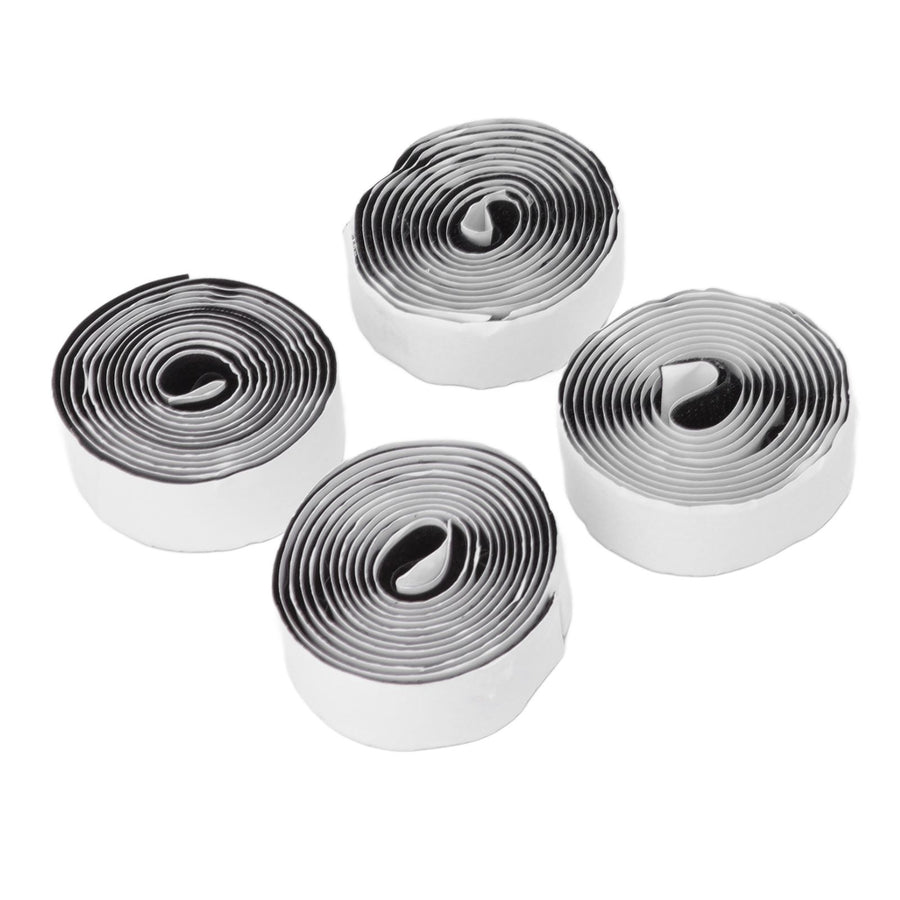 4PCS Self Adhesive Hook and Loop Tape Polyester Super Viscous Roll Sticky Back Strip for Home Storage