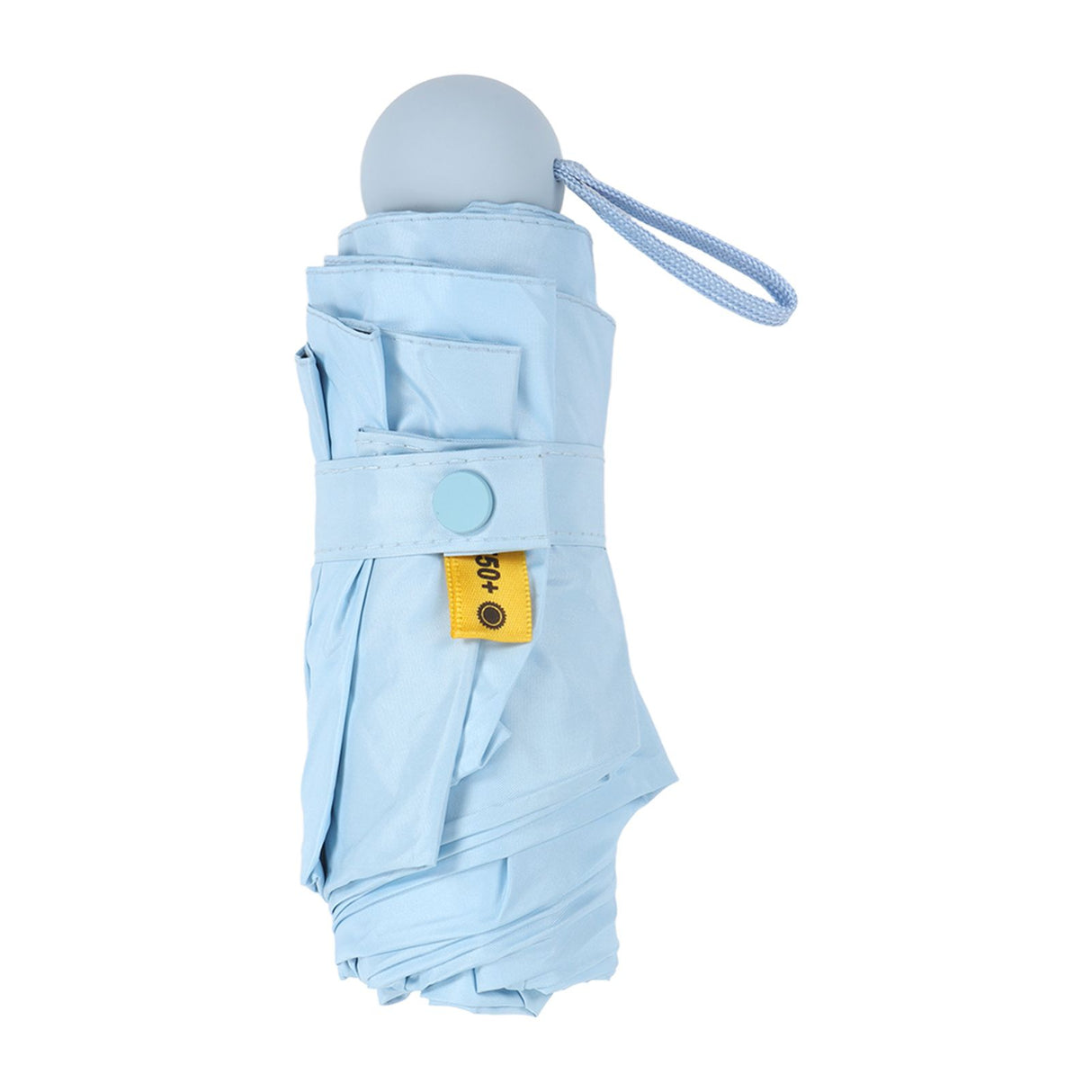 Travel Umbrella Sun Rain 5 Folding UV Protection Present Portable with Box for Men Women Blue