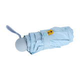Travel Umbrella Sun Rain 5 Folding UV Protection Present Portable with Box for Men Women Blue