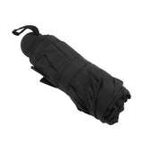 Travel Umbrella Sun Rain 5 Folding UV Protection Present Portable with Box for Men Women Black - Top-Down View