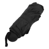 Travel Umbrella Sun Rain 5 Folding UV Protection Present Portable with Box for Men Women Black - 45-Degree Angle