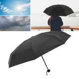 Travel Umbrella Sun Rain 5 Folding UV Protection Present Portable with Box for Men Women Black - Extra Image
