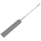 Dust Brush Aluminum Rod Long Handle 55in Extendable Elastic Opening Washable Long Flat Outline Microfiber Hand Duster - Rear View