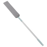 Dust Brush Aluminum Rod Long Handle 55in Extendable Elastic Opening Washable Long Flat Outline Microfiber Hand Duster