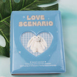 Album PVC Large Capacity Photo Book Pocket Holder Present for Wedding Party Family Blue - 45-Degree Angle