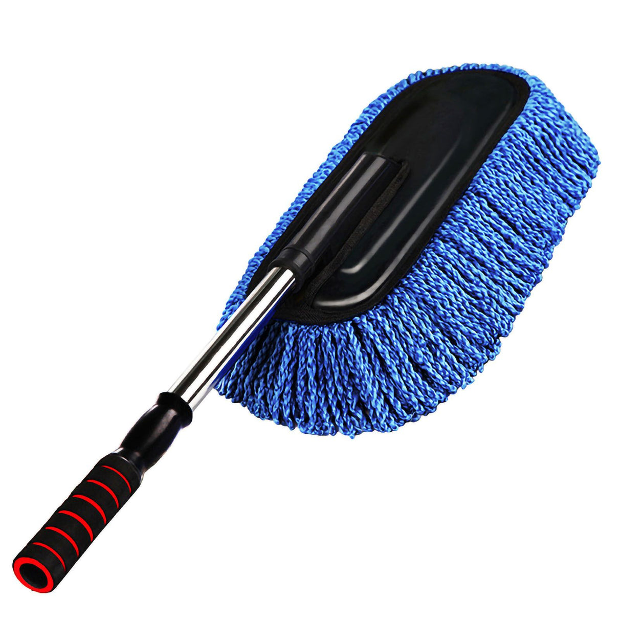 Car Wash Brush Microfiber Soft Scratch Free Multipurpose Cleaning Mop Duster for Car Maintenance Blue, Retractable