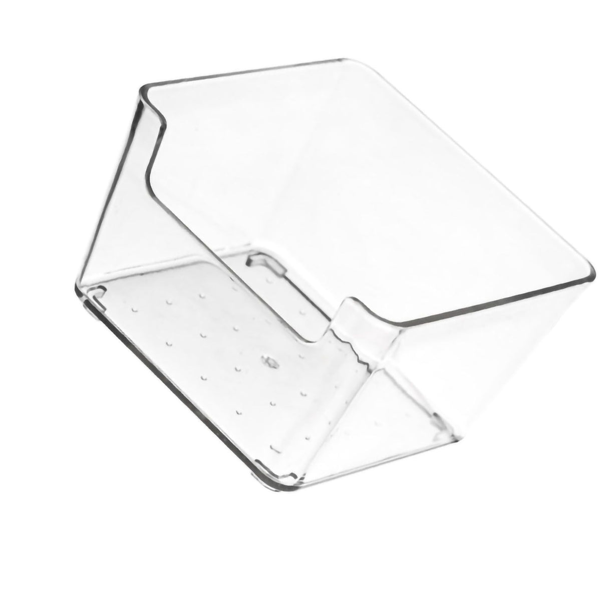 Drawer Storage Trays Durable Transparent Plastic Drawer Storage Divid Box for Kitchen Small Square Box