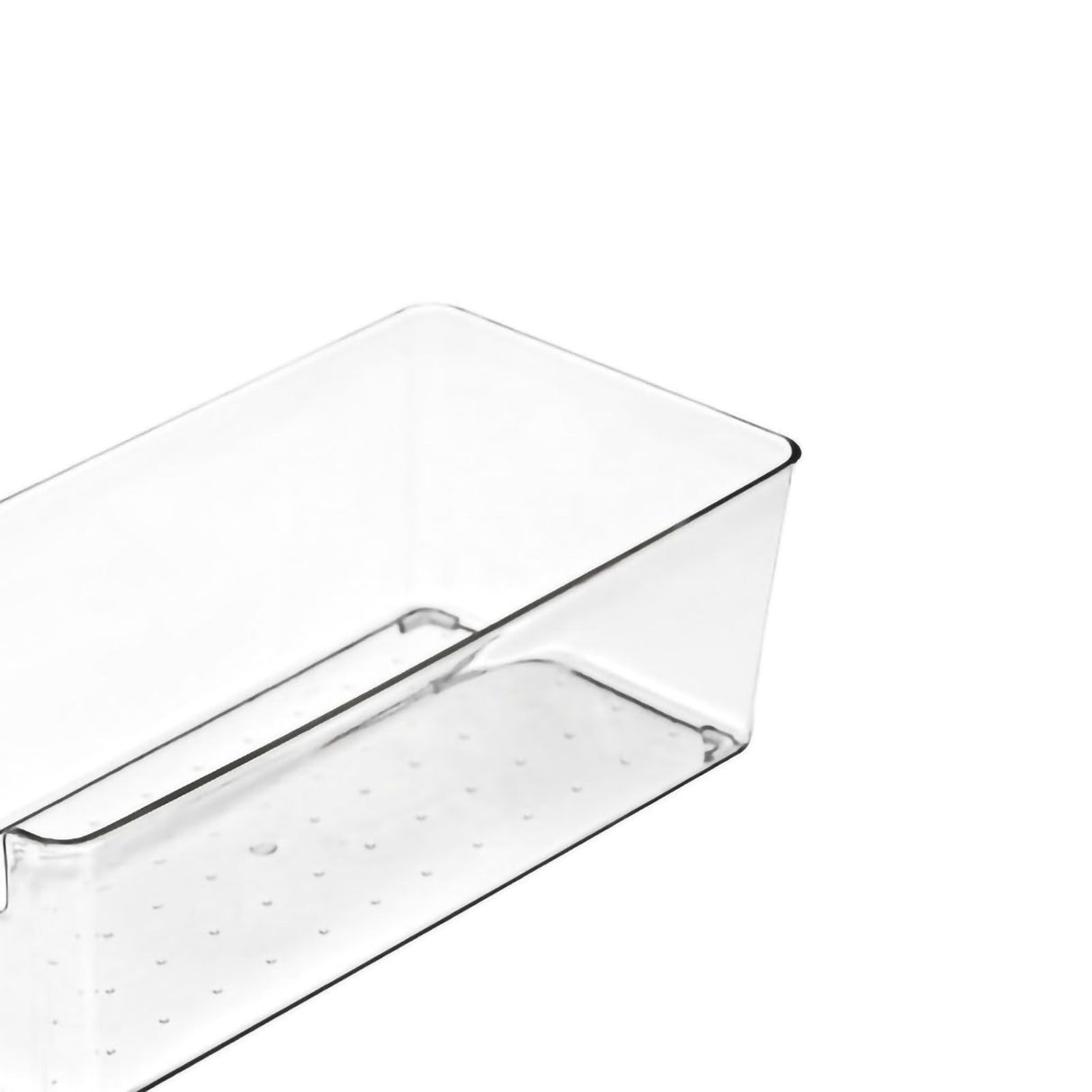 Drawer Storage Trays Durable Transparent Plastic Drawer Storage Divid Box for Kitchen Small Rectangle Box