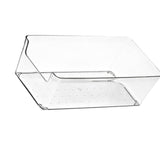 Drawer Storage Trays Durable Transparent Plastic Drawer Storage Divid Box for Kitchen Small Rectangle Box