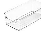 Drawer Storage Trays Durable Transparent Plastic Drawer Storage Divid Box for Kitchen Small Rectangle Box
