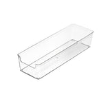 Drawer Storage Trays Durable Transparent Plastic Drawer Storage Divid Box for Kitchen Large Rectangle Box