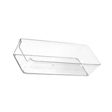 Drawer Storage Trays Durable Transparent Plastic Drawer Storage Divid Box for Kitchen Large Rectangle Box