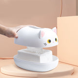 Desktop Tissue Storage Box Plastic Multifunction Facial Napkin Dispenser Holder for Kitchen Bathroom White - 45-Degree Angle