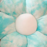 Flower Plush Pillow Soft Comfortable Colorful Flower Cushion Plush Pillow Home Sofa Flower Pillow Birthday Gift Blue 50cm 0.45Kg