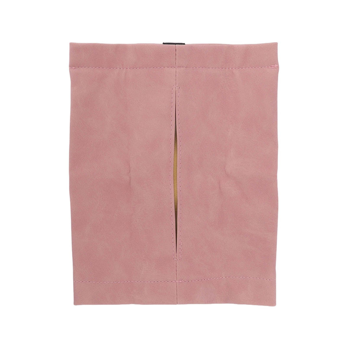 Car Tissue Holder Soft Wearable Odorless Plush Wipes Case Car Napkin Dispenser for Visor Backseat Pink