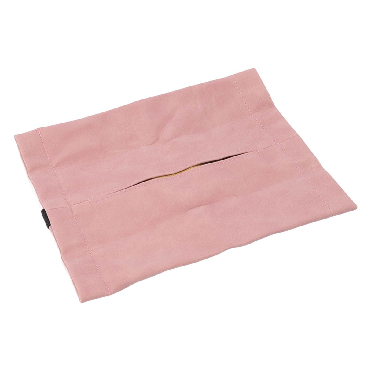 Car Tissue Holder Soft Wearable Odorless Plush Wipes Case Car Napkin Dispenser for Visor Backseat Pink