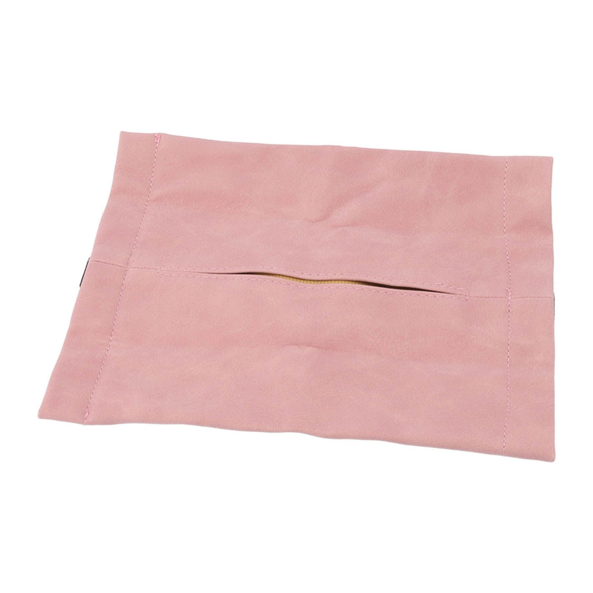 Car Tissue Holder Soft Wearable Odorless Plush Wipes Case Car Napkin Dispenser for Visor Backseat Pink