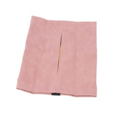 Car Tissue Holder Soft Wearable Odorless Plush Wipes Case Car Napkin Dispenser for Visor Backseat Pink