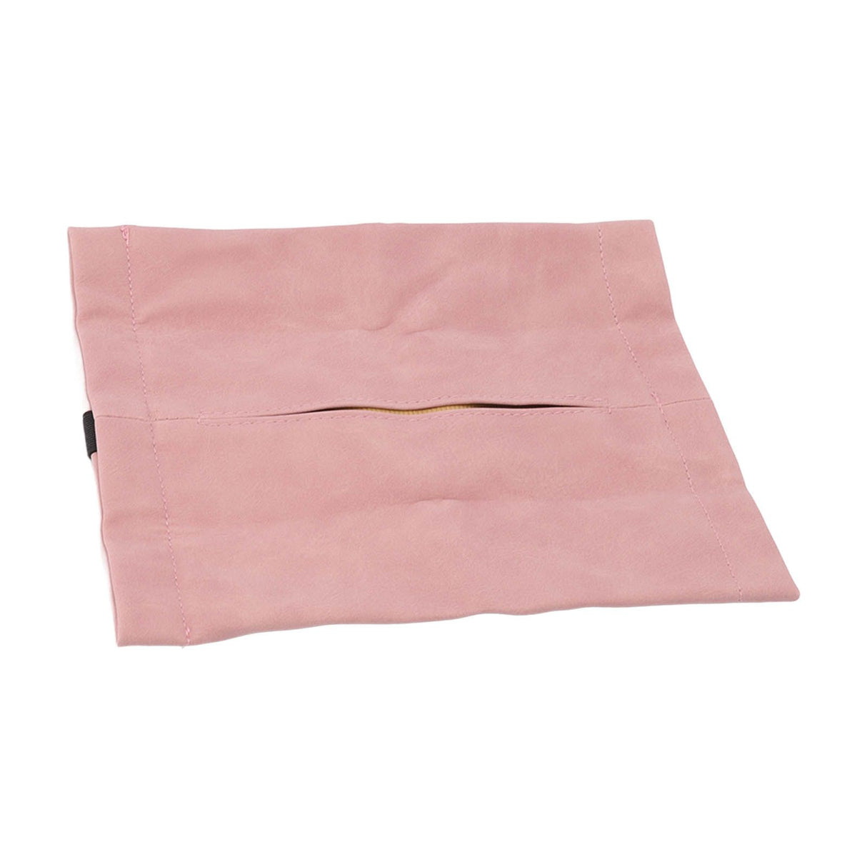 Car Tissue Holder Soft Wearable Odorless Plush Wipes Case Car Napkin Dispenser for Visor Backseat Pink