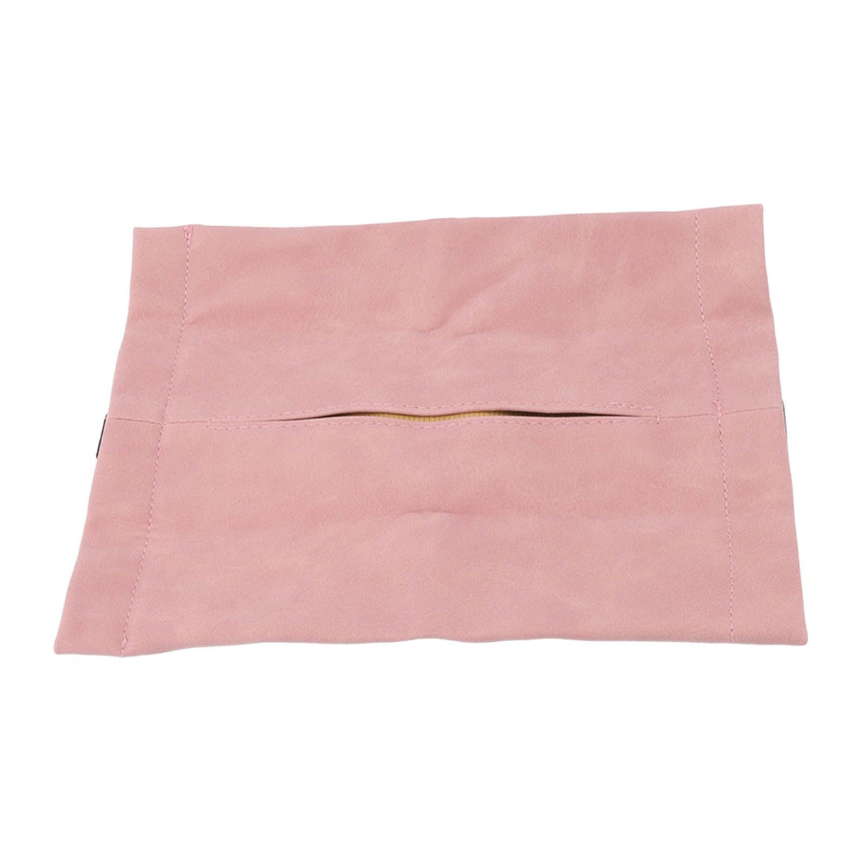 Car Tissue Holder Soft Wearable Odorless Plush Wipes Case Car Napkin Dispenser for Visor Backseat Pink