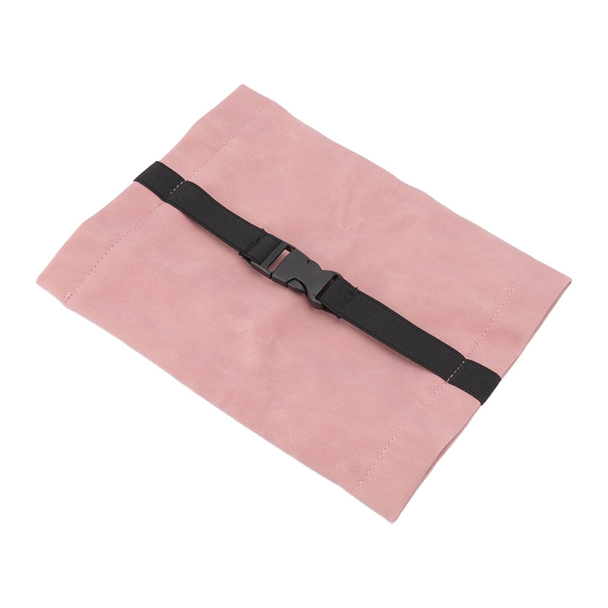 Car Tissue Holder Soft Wearable Odorless Plush Wipes Case Car Napkin Dispenser for Visor Backseat Pink