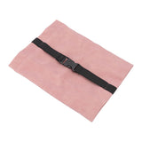 Car Tissue Holder Soft Wearable Odorless Plush Wipes Case Car Napkin Dispenser for Visor Backseat Pink