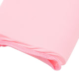 Gel Cold Compression Sleeve Reusable Pain Relief Recovery Gel Cold Sleeve Wrap for Knee Elbow Pink L