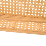 Rattan Wall Shelf Hand Crafted Durable Natural Rattan Hanging Rack Wall Storage Shelf for Bathroom Kitchen Living Room