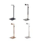 Handbag Display Stand Stainless Steel Height Adjustable Single Hook Purse Metal Holder Stand Type 3