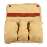 Chair Side Organizer Multifunctional Storage Bag Chair Side Bag for Camping Beach Khaki - 45-Degree Angle