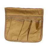Chair Side Organizer Multifunctional Storage Bag Chair Side Bag for Camping Beach Khaki