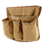 Chair Side Organizer Multifunctional Storage Bag Chair Side Bag for Camping Beach Khaki - Low Angle
