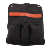 Chair Side Organizer Multifunctional Storage Bag Chair Side Bag for Camping Beach Black - Side View
