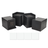 4PCS Sofa Risers Square 4in Porose Bed Lifts Furniture Risers for Fixing Small Pointy Feet Black