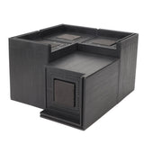 4PCS Sofa Risers Square 4in Porose Bed Lifts Furniture Risers for Fixing Small Pointy Feet Black