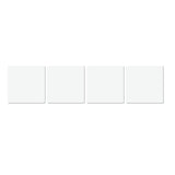 4PCS Sofa Risers Square 4in Porose Bed Lifts Furniture Risers for Fixing Small Pointy Feet Black - Extra Image