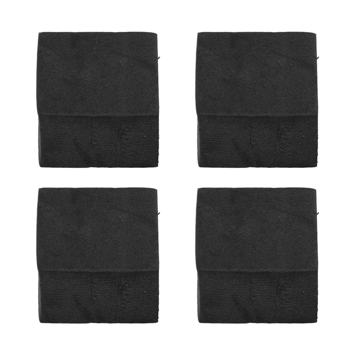 4 PCS 4in L Shaped Anti Vibration Pads Rectangular Non Slip Foot Pad Bed Risers for Washing Machine Sofa Furniture