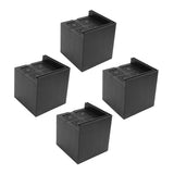 4Pcs Furniture Risers Plastic EVA Square 3in Support Up to 2200LBS for Washing Machine Bed Couch Table Sofa - Extra Image